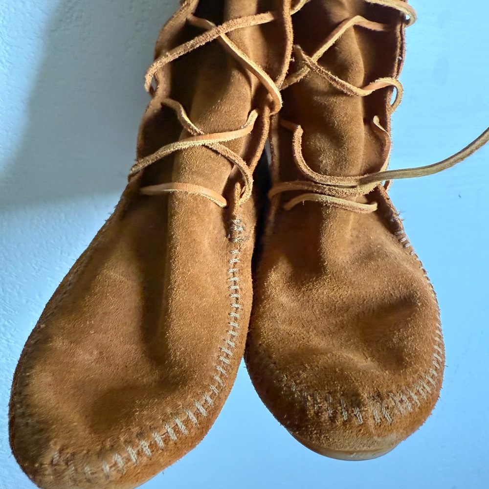 Women's Suede Moccasin Boots